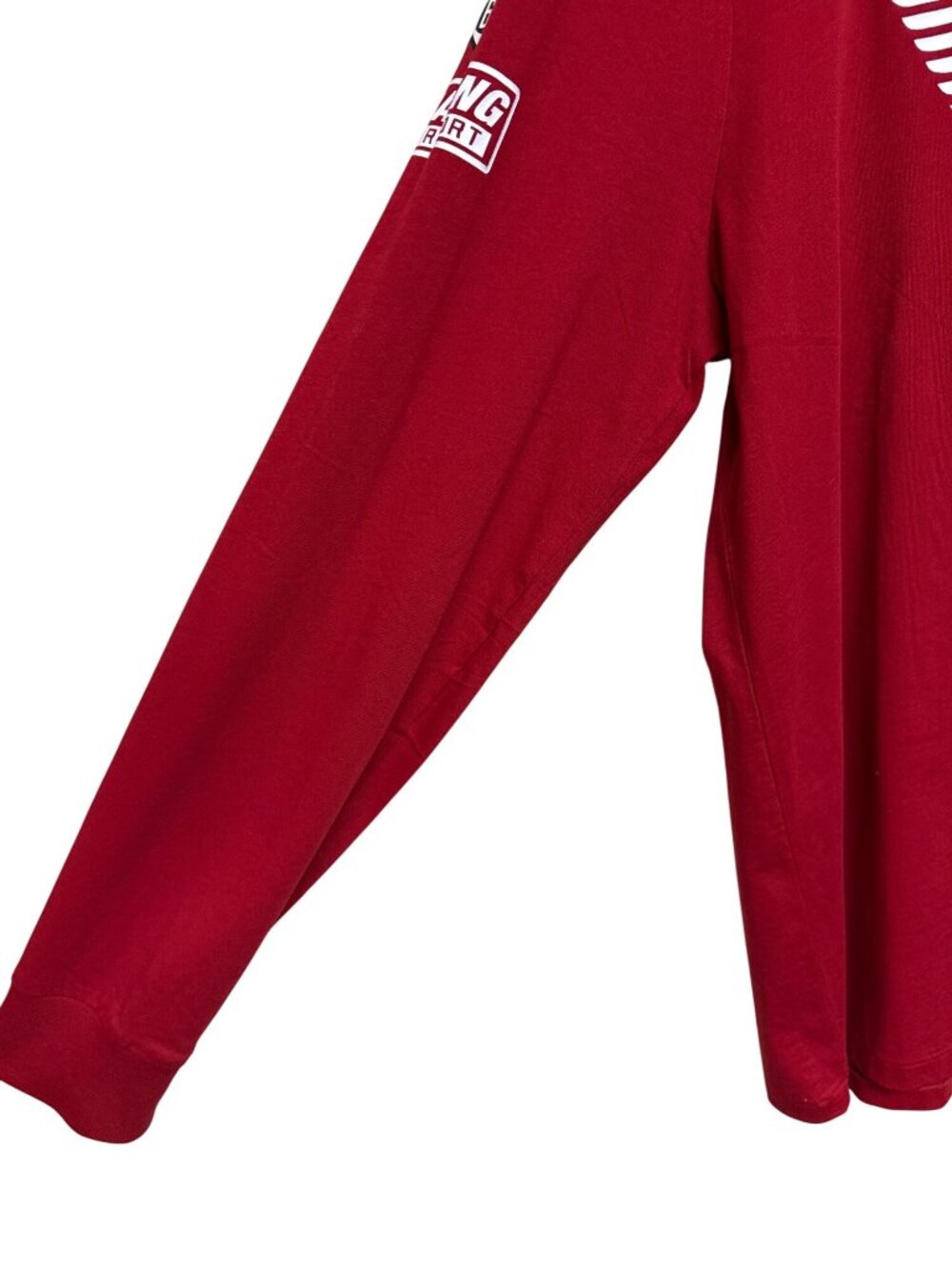 Polo Ralph Lauren Motorsport Long Sleeve T Shirt Men's XL Red Racing Cotton NWT - Picture 4 of 12
